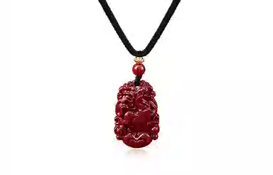 月斐 十二生肖 本命年守护属相生肖 复古国潮 朱砂 项链 男女同款情侣款