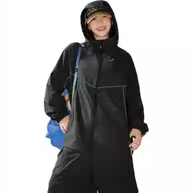 黑恐龙 潮牌户外运动休闲凉感舒适透气宽松百搭休闲防晒服 男女同款