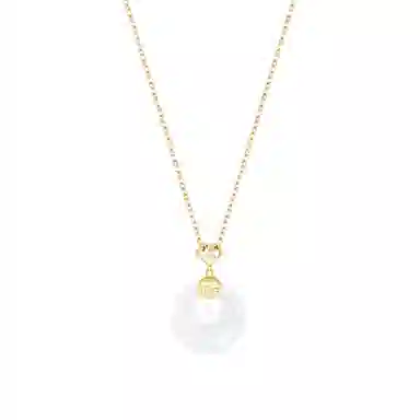 饰伴 新中式国潮平安扣好运 国风气质福气轻奢小众精致锁骨链 玉髓 项链 男女同款情侣款