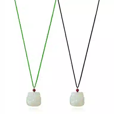 希遇 醒狮护莲 中式  通勤时尚温柔精美 星月菩提 项链 男女同款情侣款