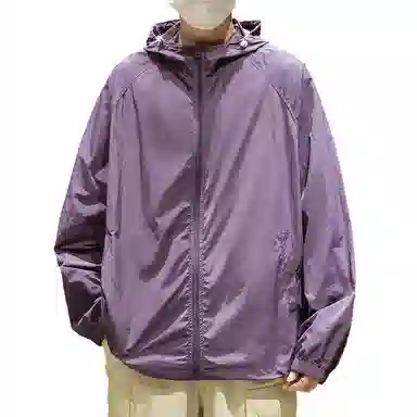 顶峰保罗 无性别主义冰丝防紫外线连帽夹克外套轻薄透气皮肤衣户外运动登山钓鱼防晒服 男女同款