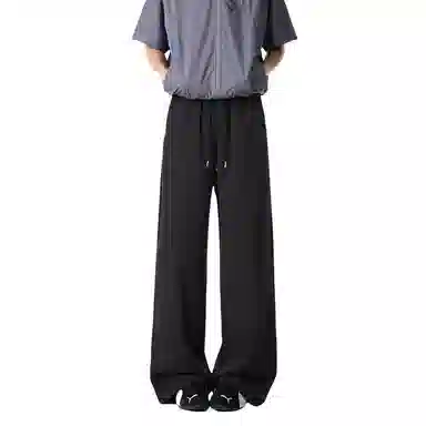 北极绒 美式垂感高级感速干裤宽松直筒休闲裤 男款