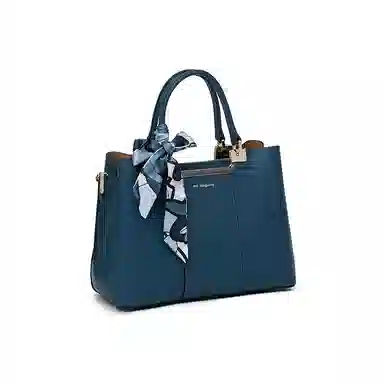 红蜻蜓 蕾丝绑带高级大气 商务通勤 牛皮 单肩斜挎手提包 中号 女款 多色