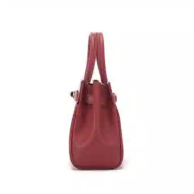 红蜻蜓 简约高级时尚 牛剖层皮革 手提包 女款 多色