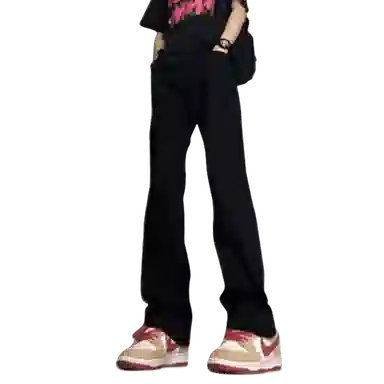 布客行 美式高街复古水洗做旧多种版型设计感百搭休闲裤牛仔裤 男女同款