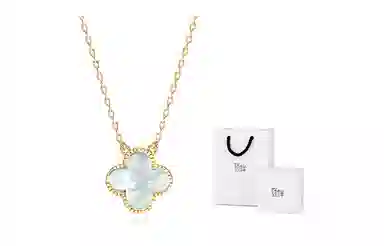 饰伴 小众四叶草 幸运草潮流 项链 女款