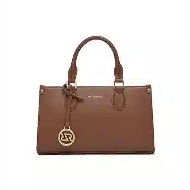 红蜻蜓 气质高雅高级时尚 牛剖层皮革 戴妃包手提包 中号 女款 多色