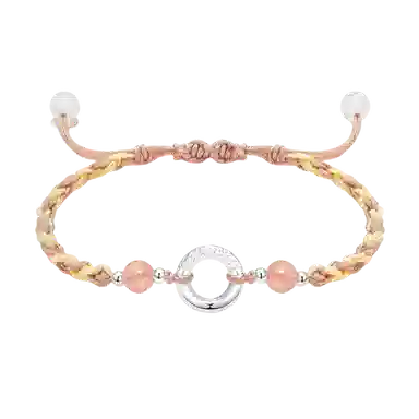 【S999足银平安扣】 色菲尔 新中式祥云转运珠 小众设计国潮顺遂幸运日常通勤出行约会百搭可调节手饰#好运玄学 编绳 手绳 男女同款情侣款