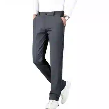 金盾 加绒透气修身高弹力休闲裤 男款