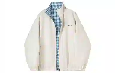 王者荣耀 美式高街两面穿格子立领外套宽松舒适青少年高颜值休闲百搭时尚夹克衫 男女同款