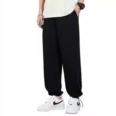 玉儿恋 运动宽松纯色休闲裤 男款