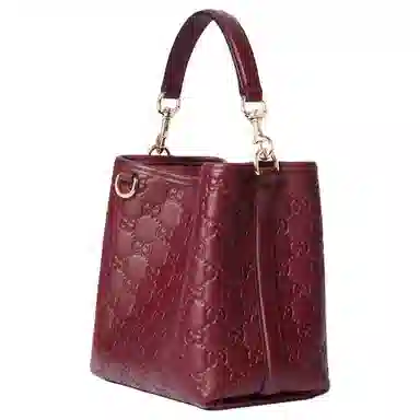 Gucci GG Emblem Bucket Bag