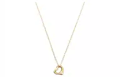 Tiffany & Co. Elsa Peretti Open Heart Necklace 18K Gold