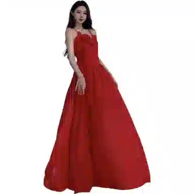 黛尔佳人 海边沙漠裙子无袖连衣裙 女款