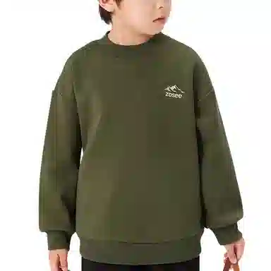 左西 套头加绒保暖休闲卫衣 儿童款