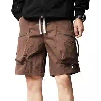 贵色 潮流舒适直筒休闲百搭五分工装短裤 男女同款