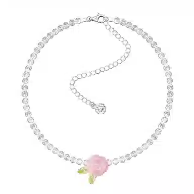 YVMIN Rose Ceramic Necklace