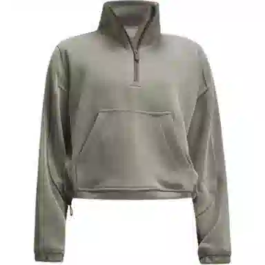 lululemon Brushed Softstreme Half Zip Mohave Brown