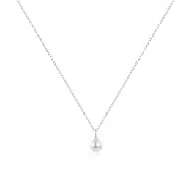 韵系 单颗迷你珍珠吊坠 铜镀金 项链 女款