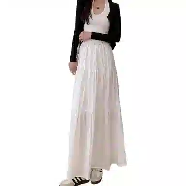 水中花 简约时尚通勤休闲长裙 女款