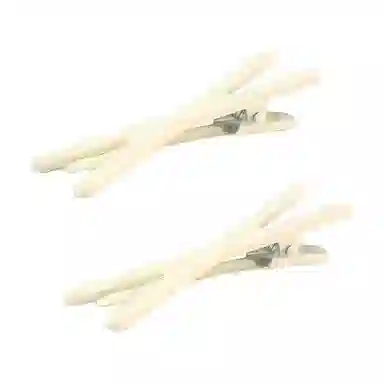 希铃 甜心彩色交叉侧边刘海 亚克力 发夹 女款