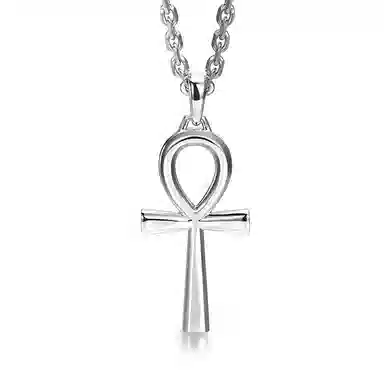 IDEAGEMER Egyptian Cross Necklace