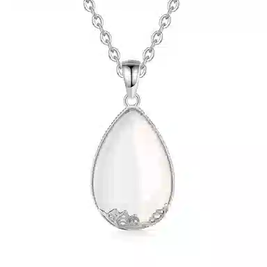 帝苏行 玉露珠光细腻柔滑 新中式国潮 吉祥如意平安顺遂 好运 简约小众设计 玉髓 项链 女款