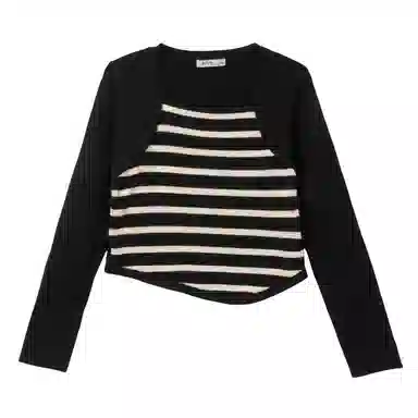 法文箱子 方领舒适休闲毛衣 女款