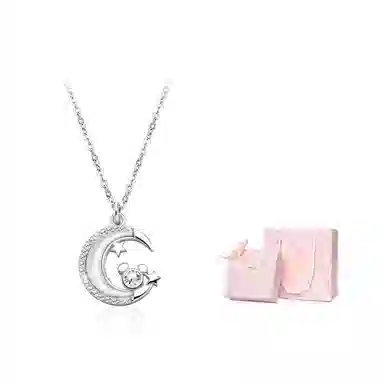 Disney Mickey Dreamy Star Moon Necklace