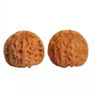 木盛缘 【配手套刷子】平安喜乐 福运常在 苹果园 四座楼狮子头#好运 文玩核桃 手把件 男女同款情侣款