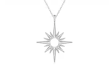 RAWNESS Cross Sun Necklace