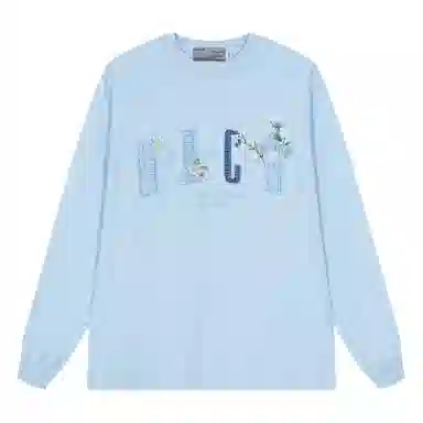 HARSH AND CRUEL Embroidered Patch Long Sleeve Tee