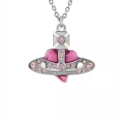 Vivienne Westwood Diamante Saturn Necklace