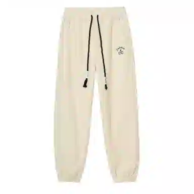 法文箱子 简约中腰宽松休闲裤 女款 浅紫