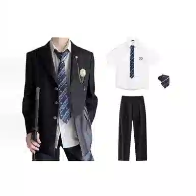 DK Uniform Single-Breasted Blazer