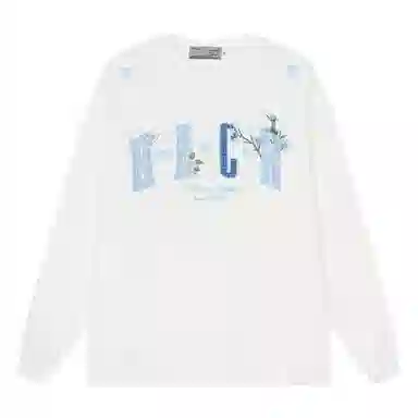 HARSH AND CRUEL Embroidered Patch Long Sleeve Tee
