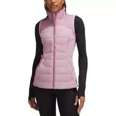 lululemon Down For It All Vest Smoky Lavender