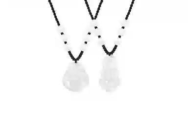 中国珠宝 笑脸弥勒佛吊坠  新中式复古国风高级感玉佛温柔气质平安好运观音锁骨链 玉髓 项链 男女同款情侣款