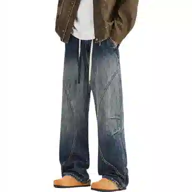 ALL IN Retro Wide-Leg Jeans