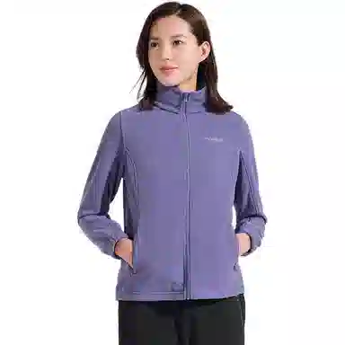 探路者  休闲舒适运动三合一  防水防风保暖防静电冲锋衣 女款 寂静紫