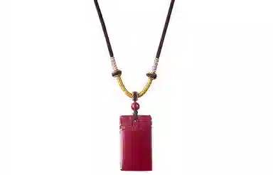 石头记 无事牌 紫气东来 能量 水逆退散 吉祥如意八方来财  时来运转珠 红色转运 礼盒款再造辰砂 朱砂 玉石项链 男女同款情侣款