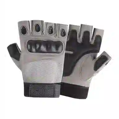 梦特娇 户外登山训练 聚酯纤维 半指手套 男女同款情侣款