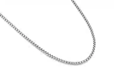 IDEAGEMER Half Moon Box Necklace