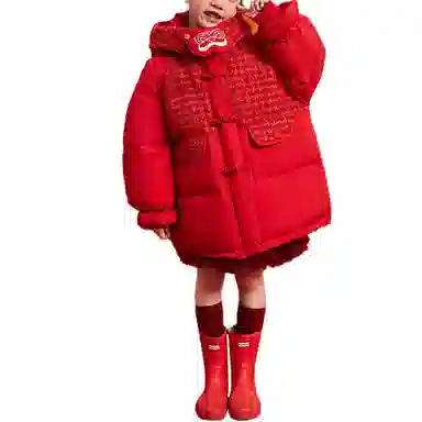 鸭鸭 亲子系列 柔软舒适保暖羽绒服 青少年