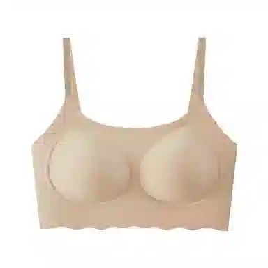 欧迪芬 裸感无痕轻薄透气亲肤柔软上托聚拢防下垂收副乳波浪下摆隐形不透夏季清凉款文胸 女款