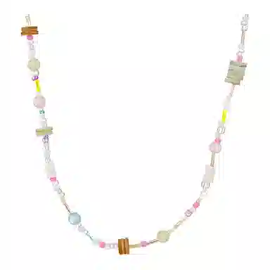 玄唐 多巴胺系列 彩色串珠 甜美甜酷辣妹 项链 女款