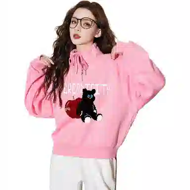 法文箱子 舒适休闲简约卫衣 女款