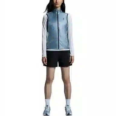 On Weather Vest Light Grey Blue