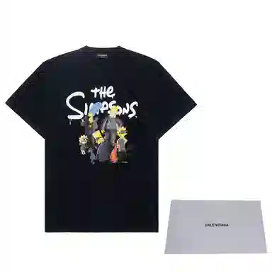 Balenciaga x The Simpsons T-Shirt Black