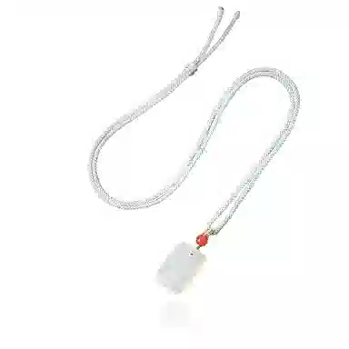 【高品质 I 附证书】 克兰茜 诸事顺遂 平安喜乐 新中式国风多巴胺配色无事牌吊坠 小众设计高级感精致轻奢日常百搭好运 玉髓 项链 女款